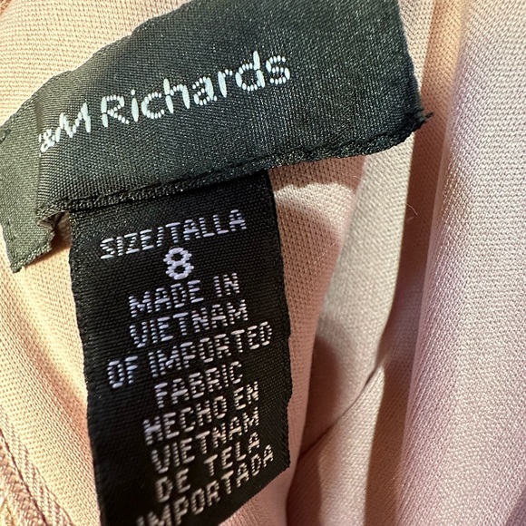 NWOT R&M Richards Mesh Sequined Embellished Dress Size 8 - Picture 7 of 7